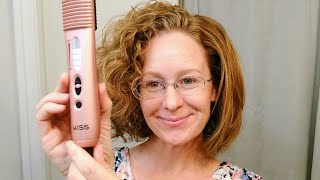 Testing KISS Heat Straightener Comb [upl. by Erialc415]