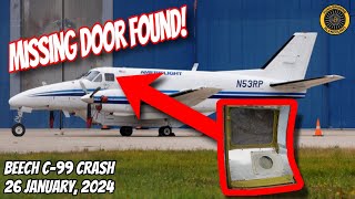 Beechcraft C99 Door Open In Flight Crash 24 January 2024 [upl. by Melantha]