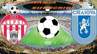 SEPSI SF GHEORGHE  UNIVERISTATEA CRAIOVA LIGA1 LIVE STREAM URMARESTE AZI 2022 [upl. by Kelbee207]