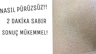 SADECE 2 DAKİKA  PÜRÜZSÜZ LAZERLİ GİBİ BATIKSIZ BACAKLAR [upl. by Meghann]