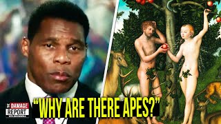 Herschel Walker Talks Evolution Regrets It Immediately [upl. by Vena]