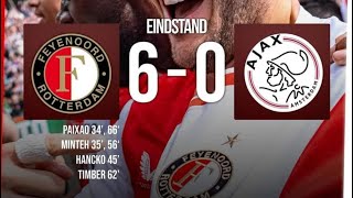 Feyenoord  Ajax  742024  De sfeer alle goals  Fanmovie vanaf de tribune [upl. by Nikki]