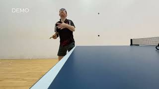 Table Tennis Ghost Serve Short Underspin [upl. by Nosaj680]