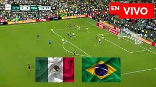 🔴 MÉXICO 2  3 BRASIL EN VIVO  AMISTOSO INTERNACIONAL COPA AMÉRICA  NOTICIAS DEL VERDE TV [upl. by Suhpoelc708]