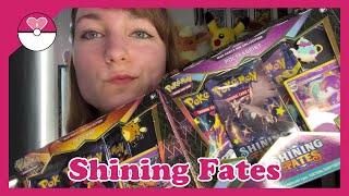 Shining Fates Mad Party Pin Collection Unboxing [upl. by Namrehs683]