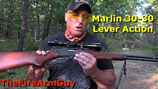 Marlin 3030 win Lever Action Range Review  TheFireArmGuy [upl. by Terchie]