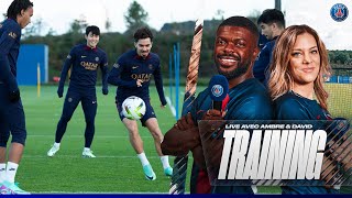 ⚽️ Paris SaintGermain  Montpellier HSC training session live from the Campus PSG 🔴🔵 [upl. by Vicky]