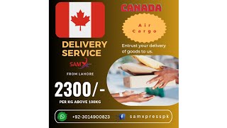 Pakistan to Canada Cargo shipment economy service [upl. by Kingston702]