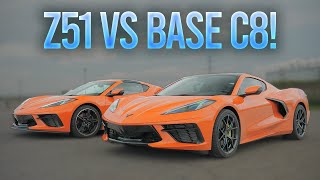 Z51 Package Worth 5000 Base Corvette C8 vs Z51 Corvette C8 Comparison [upl. by Watts]