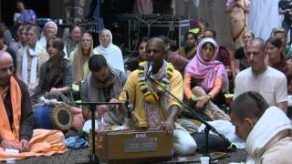 Kirtan Mela Nama Yajna with HG Madhava Prabhu 06092012 in Feriendorf Hoher Hain Germany [upl. by Goss396]