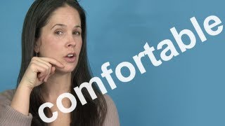 How to Pronounce COMFORTABLE  AMERICAN ENGLISH PRONUNCIATION [upl. by Nyliram]