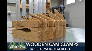 Wooden Cam Clamps A scrap wood project [upl. by Lierbag]