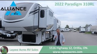 2022 Alliance RV Paradigm 310RL  Layzee Acres RV Sales [upl. by Lukin575]