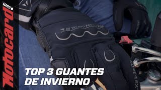 TOP 3 mejores GUANTES DE MOTO para INVIERNO [upl. by Attenwahs]