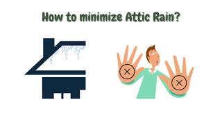 Ceiling leaks Attic Rain Exhaust fan or Entry porch leaks in winter How to minimize [upl. by Roldan]