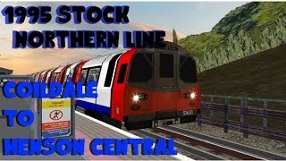 OpenBVE Northern Line Burnt Oak To Colindale [upl. by Yahsan]