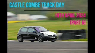 Castle Combe Track Day PART 66  19th April 2024  2004 Renault Sport Clio 182 [upl. by Acirret953]