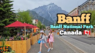 Banff Alberta Canada 2024  Banff Town walking tour Canada Calgary Alberta banff [upl. by Ainotahs]