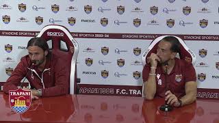 Conferenza stampa post partita Trapani  Acireale [upl. by Brooke782]