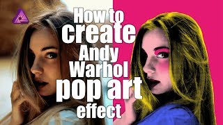 Affinity Photo Tutorial 04  Create Andy Warhol style Pop Art effect [upl. by Attwood971]