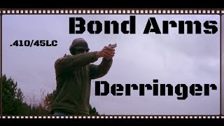 Bond Arms 410 amp 45LC Texas Defender Derringer Review HD [upl. by Airehs]