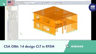 EN Webinar CSA O86 14 design CLT in RFEM [upl. by Frederic35]