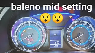 new baleno delta mid hidden setting पूरी गाड़ी ही बदल गई meeter setting baleno 2021 [upl. by Accber195]