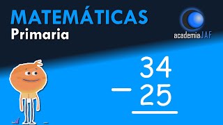 RESTAS CON LLEVADAS de 2 cifras  Matemáticas [upl. by Yluj]