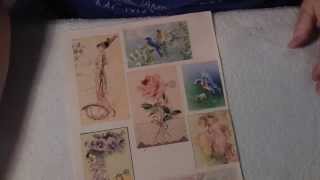 transfering pictures onto fabric using freezer paper [upl. by Tulley699]