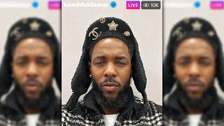 Kendrick Lamar Responds To J Cole Diss On IG Live [upl. by Anerat]