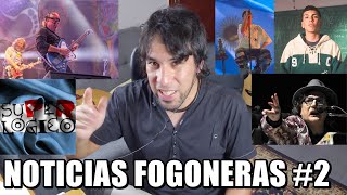 Noticias Fogoneras 2  La Renga en Usuahia Milo J cantó una canción de Charly García y más [upl. by Sihon]