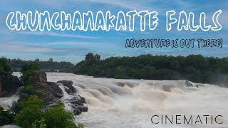 Beauty Of Chunchanakatte Water Falls  Aerial View  mysore waterfall nature travel [upl. by Anirehs]