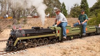 Firing up and running the Canadian National 6060 482 live steam locomotive [upl. by Ocsisnarf896]