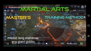 MARTIAL ARTS MASTERS TRAINING METHOD MIR4 GUIDE [upl. by Ytima]