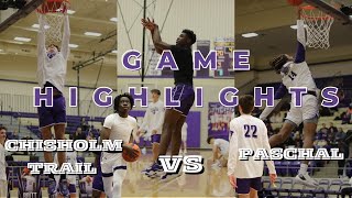 Chisholm Trail vs Paschal BASKETBALL VARSITY BOYS HOOPERVISUALSSS [upl. by Idnic]