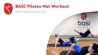 BASI Pilates Mat Workout with Rael Isacowitz [upl. by Fern]