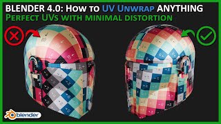 Blender 40 How to UV Unwrap Anything [upl. by Eak]