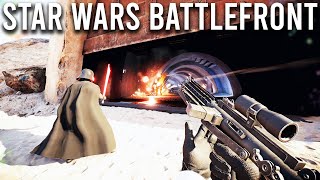 Star Wars Battlefront 1 gameplay Tatooine Dune Sea  Galactic Civil War mission 1 [upl. by Otinauj275]