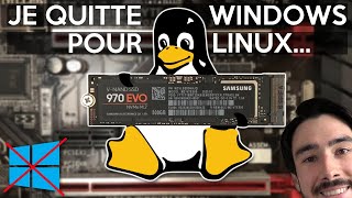 Je quitte Windows pour Linux défi 1 mois sous Linux [upl. by Judsen]