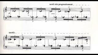 Pierre Boulez  Une Page Déphéméride for Piano 2005 ScoreVideo [upl. by Kcerred]