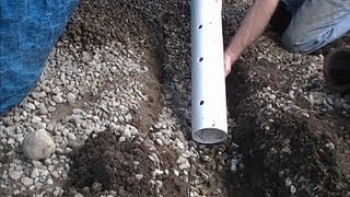 How To Install Perforated Pipe French Drain for Do It Yourself Job [upl. by Enimassej]