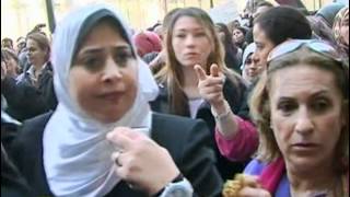 Women on Front Line of Arab Spring Protests [upl. by Ecinahs]