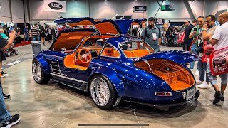 MercedesBenz 300 SL Le Bleu  SEMA 2022 [upl. by Merry]