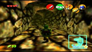 Legend of Zelda Ocarina of Time Walkthrough  Dodongos Cavern  Part 3 [upl. by Nosreg430]