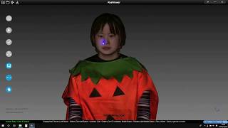 Record Halloween by iReal 2S Color 3D Scanner [upl. by Dnomso614]