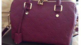 Louis Vuitton Empreinte Speedy B 25 in Aurore [upl. by Wivinia835]