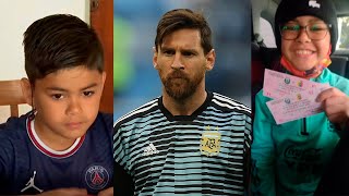 UNA ESTAFA A LA ILUSIÓN llevó a su hijo a ver a Messi y los rebotaron en la puerta [upl. by Llerruj]