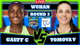 🔴LIVE Gauff C vs Tomova V • Wuhan Open 2024  round3 Gauff Tomova tennis wta atp [upl. by Yeliw]