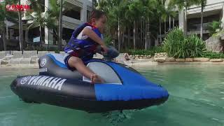 Yamaha Aqua Cruise  Motorised Inflatable [upl. by Agneta]