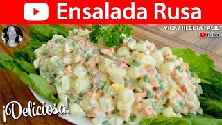 ENSALADA RUSA  VickyRecetaFacil [upl. by Russo]